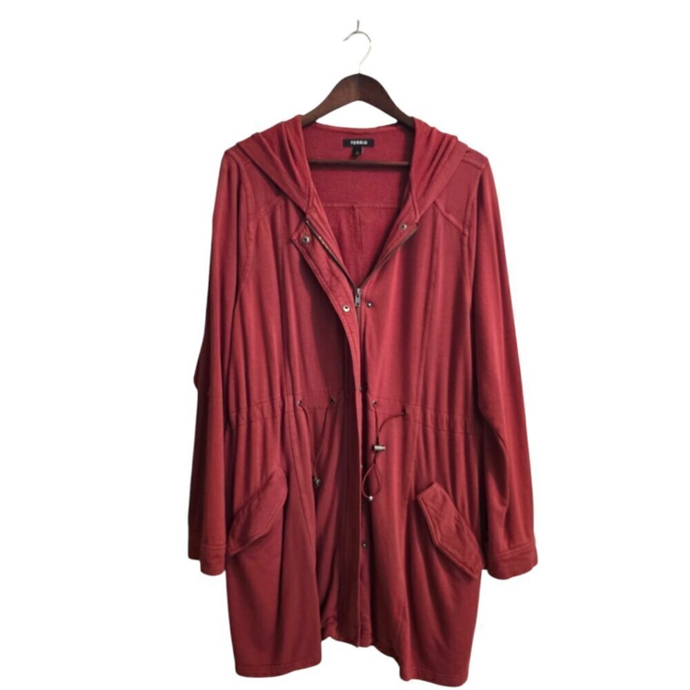 Torrid Rust Utility Jacket with Hood - Picture 2 of 11